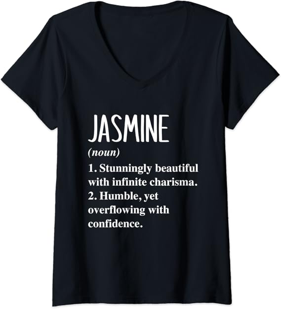 Womens Jasmine First Name Definition Personalized Gift Idea